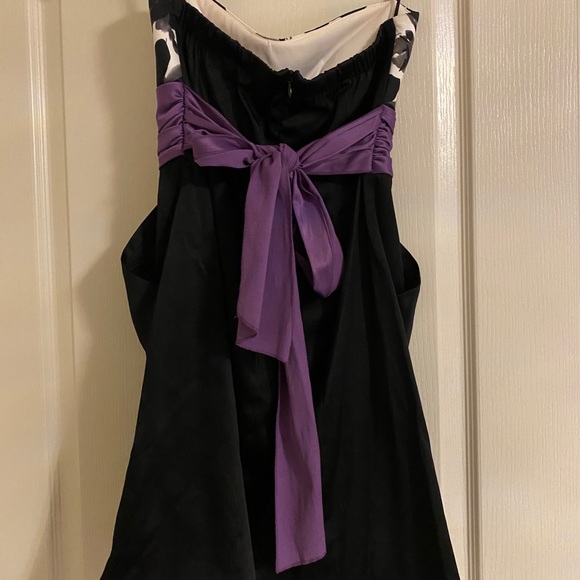 Cute Marble Style Strapless Dress - Picture 2 of 4